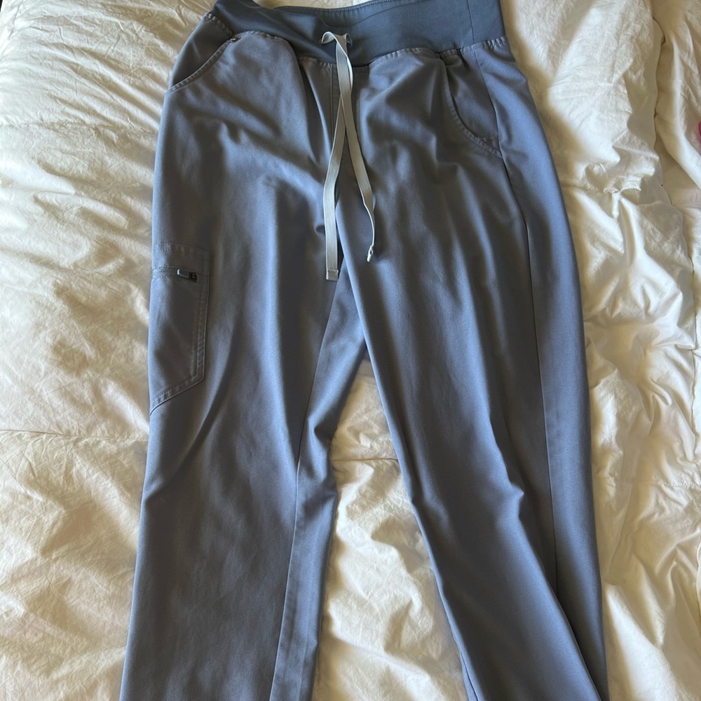 Figs vapor blue space dye blue joggers